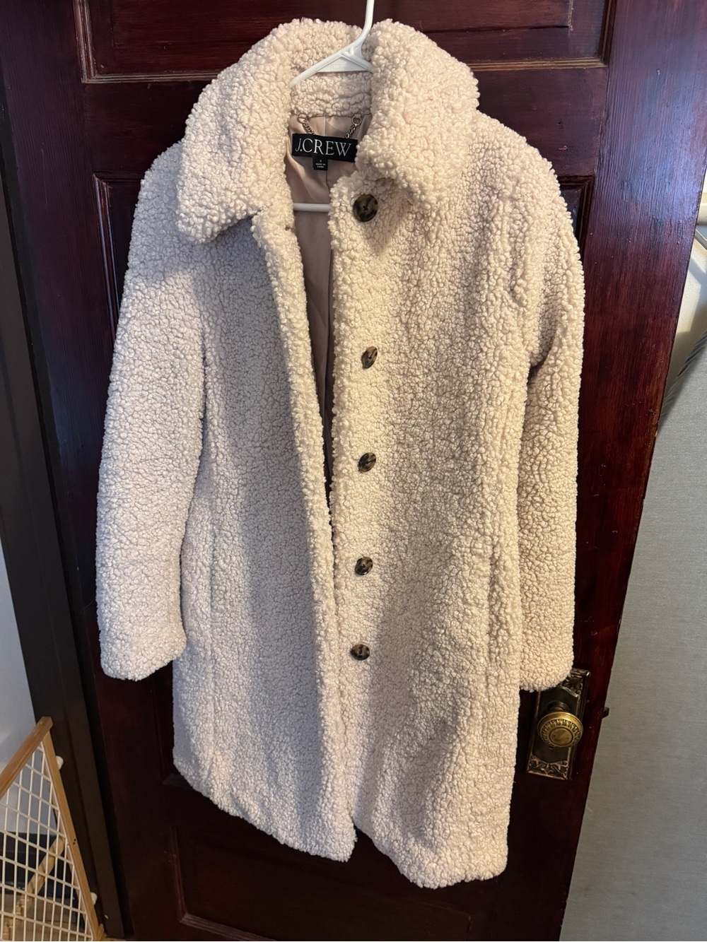 J. Crew Cream Teddy Jacket